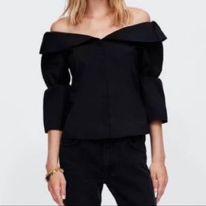 Zara off the shoulder blouse